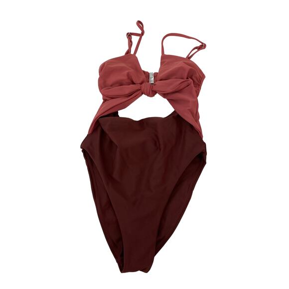 Veronica Beard Small Aniston One Piece Cut Out Swimsuit - Picture 2 of 7